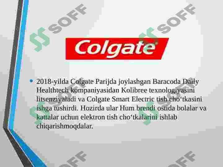 Colgate kompaniyasi 7