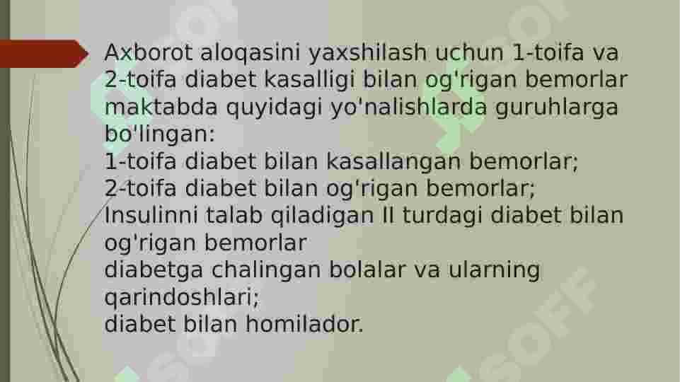 DIABET MAKTABI 3