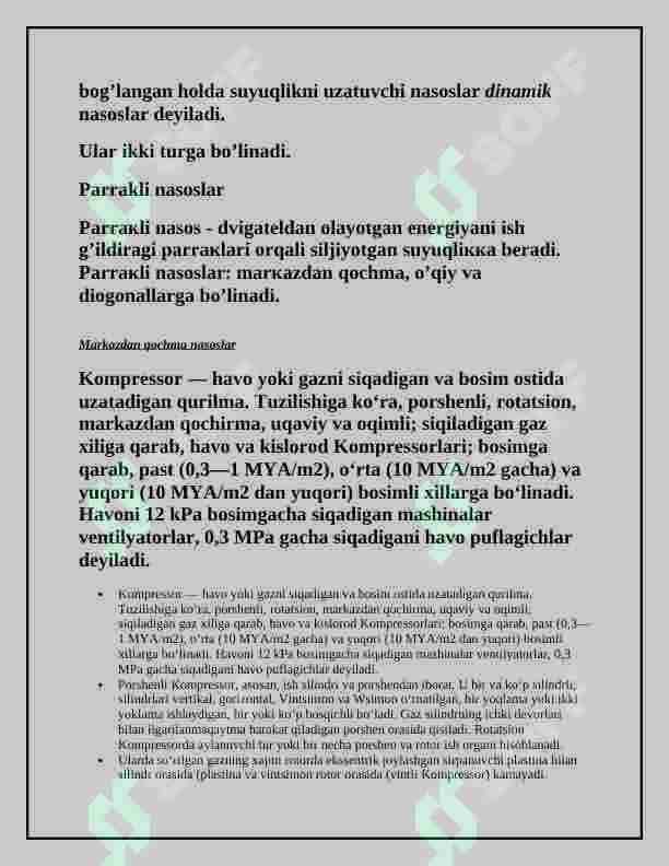 DINAMIK NASOSLAR 2