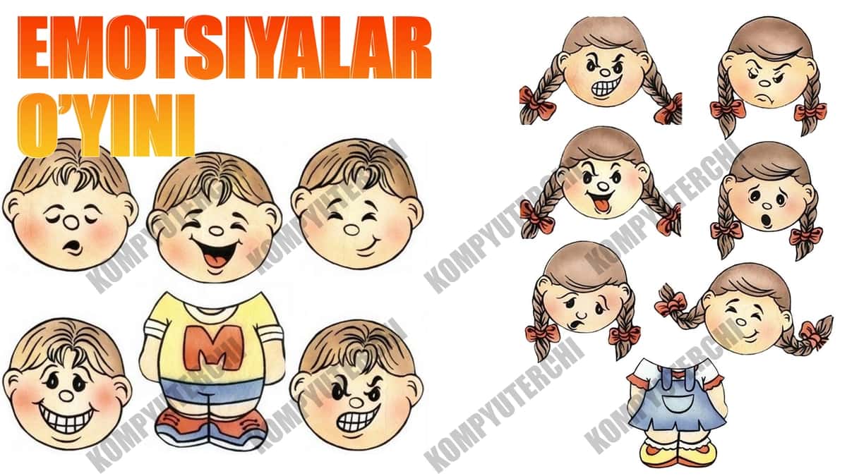 "Bola emotsiyasi" - Didaktik o'yin maktabgacha ta'lim tashkilotlari uchun 1