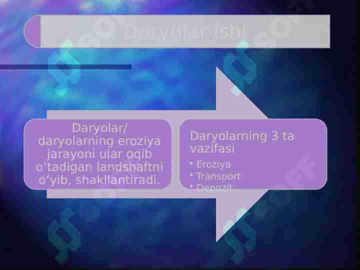 Daryolar ishi 1