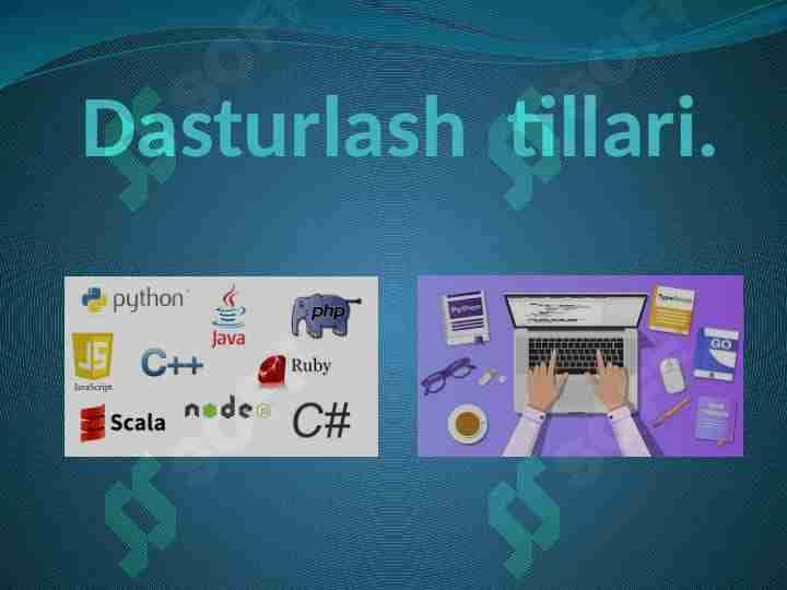Dasturlash tillari