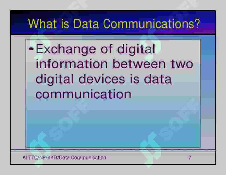 DATA COMMUNICATION 7