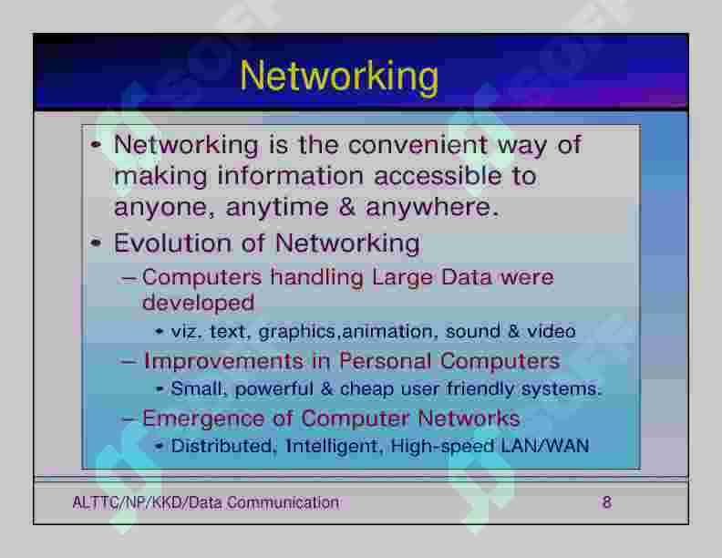 DATA COMMUNICATION 8