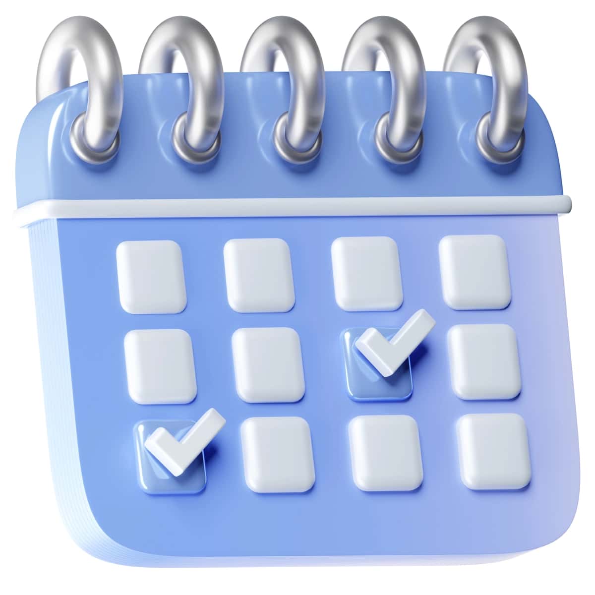 Biznes asboblar to'plami 3D sana vaqti belgisi | Business toolset pack 3d date time icon 1