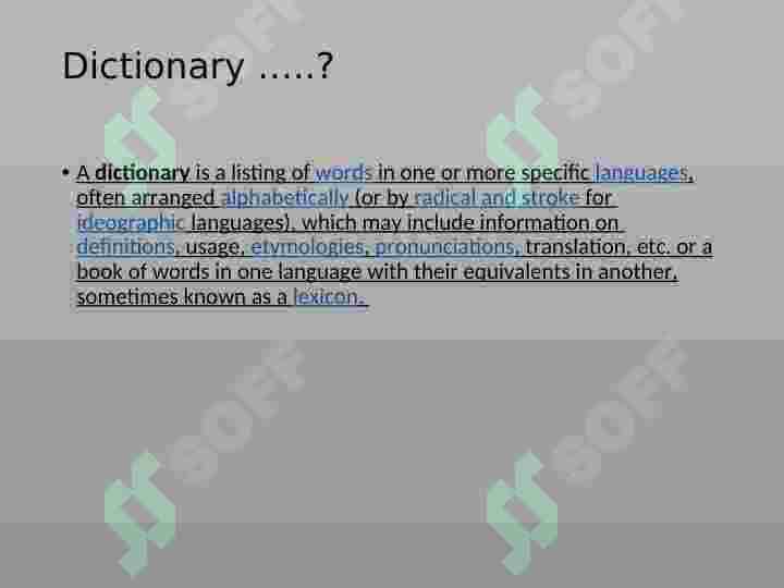 Dictionary 2