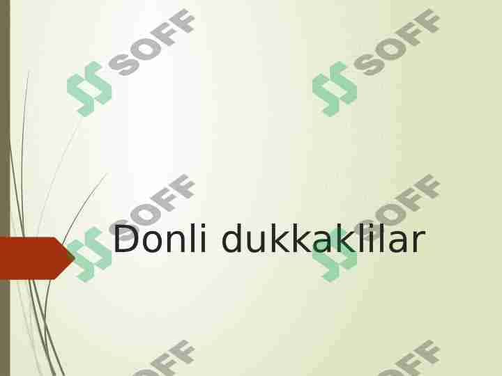 Donli dukkaklilar 1