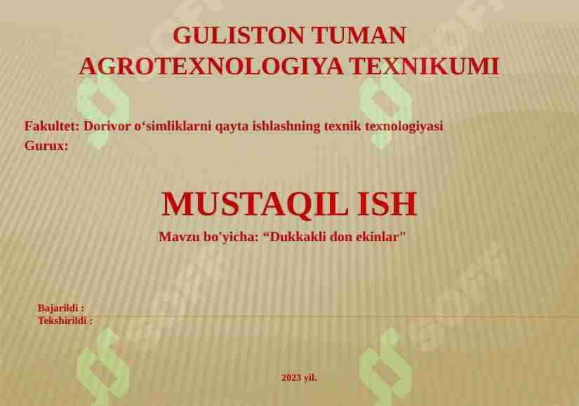 Dukkakli don ekinlar 1