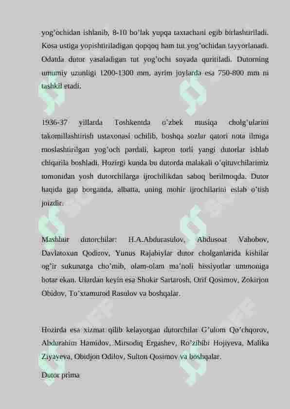 Dutor haqida 3