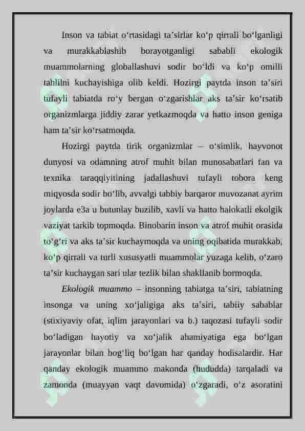 Ekologik inqiroz 2