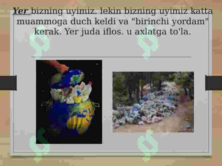 Ekologik muamolar 5