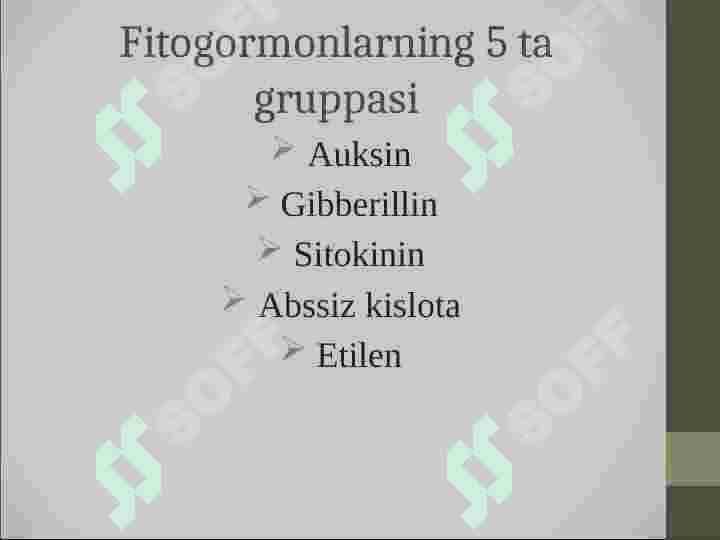 FITOGORMONLAR 3