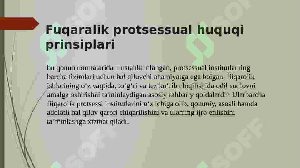 Fuqarolik protsessual huquqining prinsiplari 4