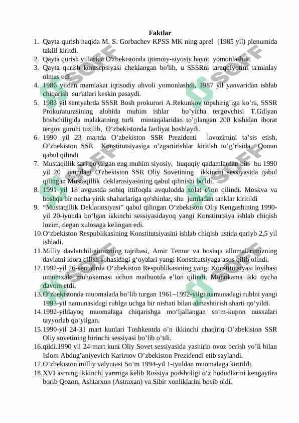 faktlar tarix 1
