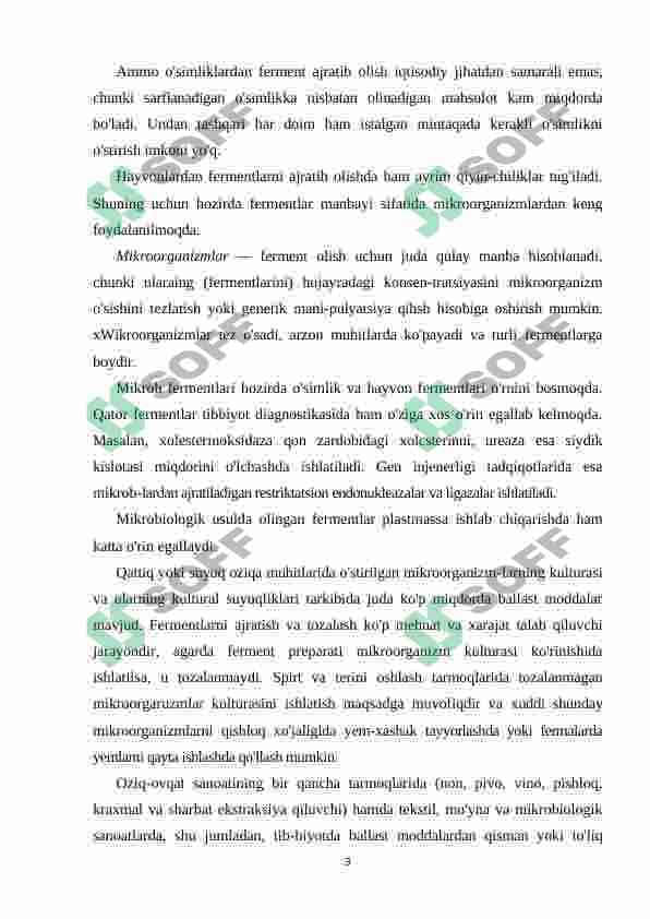 Fermentlar muhandisligi 3