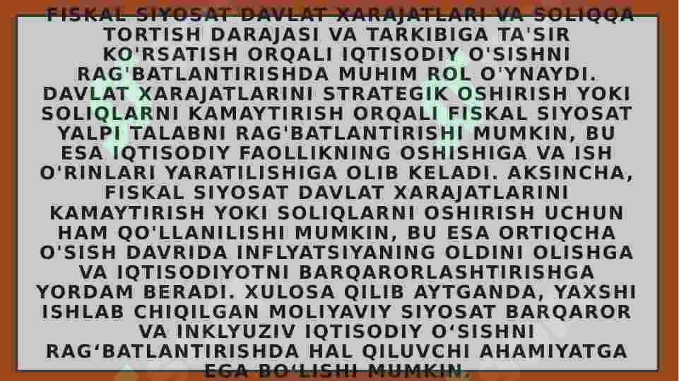 Fiskal siyosati 3