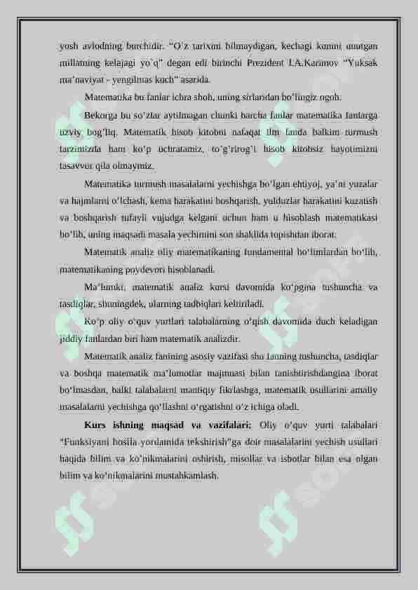 Funksiyaning hosilasi 3