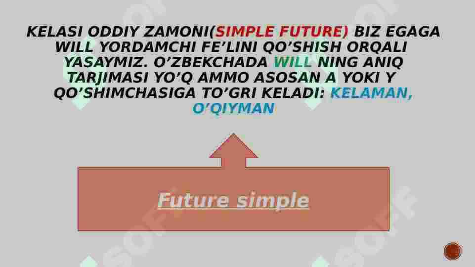 Future simple 2