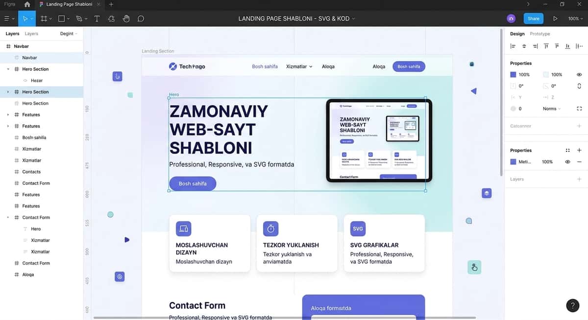 Minimalist Professional Poster Template – SVG 1
