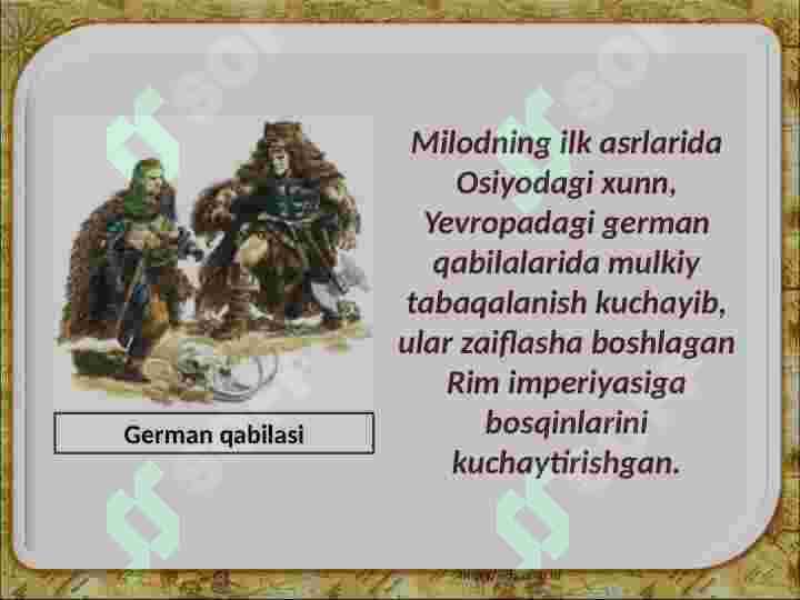 German qabilalari va Rim imperiyasi 2