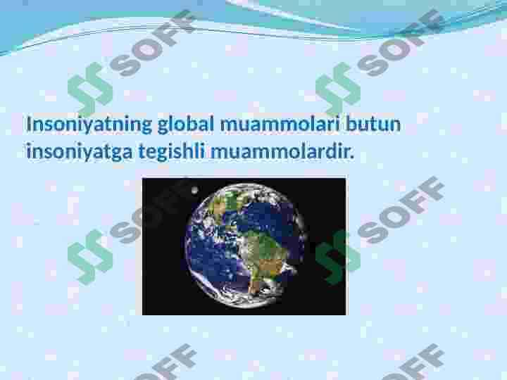 Global ekologik muammolar 4