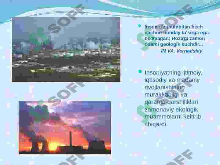 Global ekologik muammolar 8