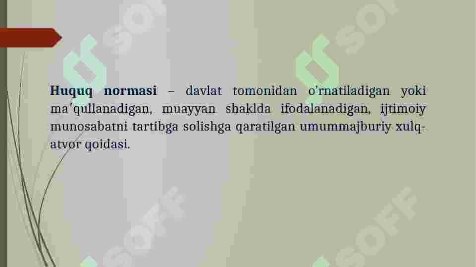 HUQUQ NORMALARI 3
