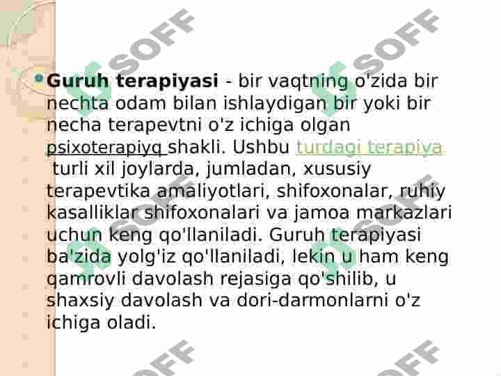 Harakatli guruhiy terapiya 3