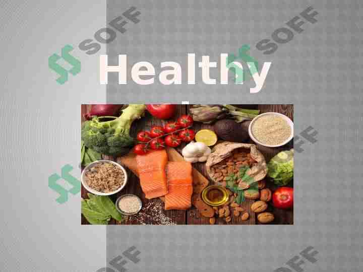 Healthy eating