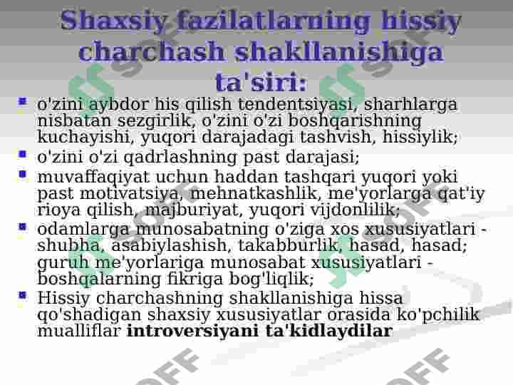 Hissiy charchash 5