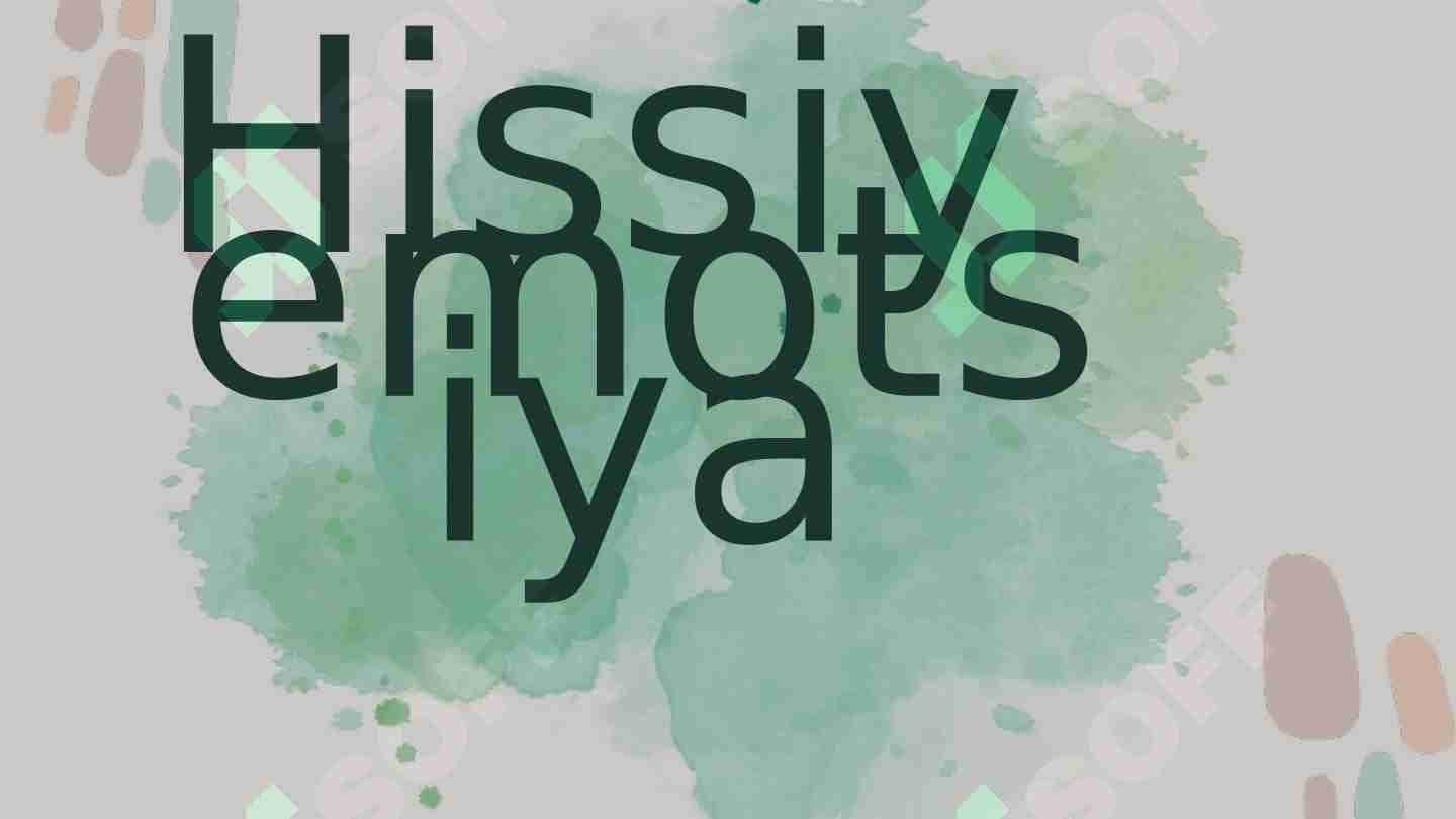Hissiy emotsiya