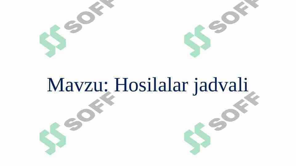 Hosila