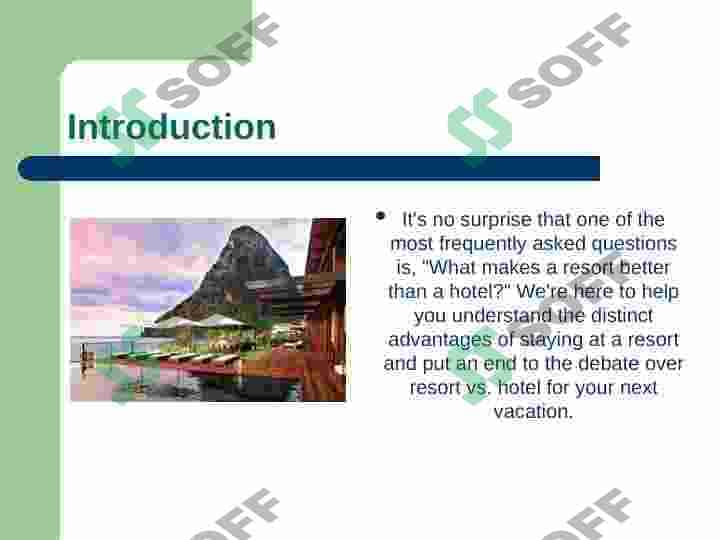 Hotels and resorts 4