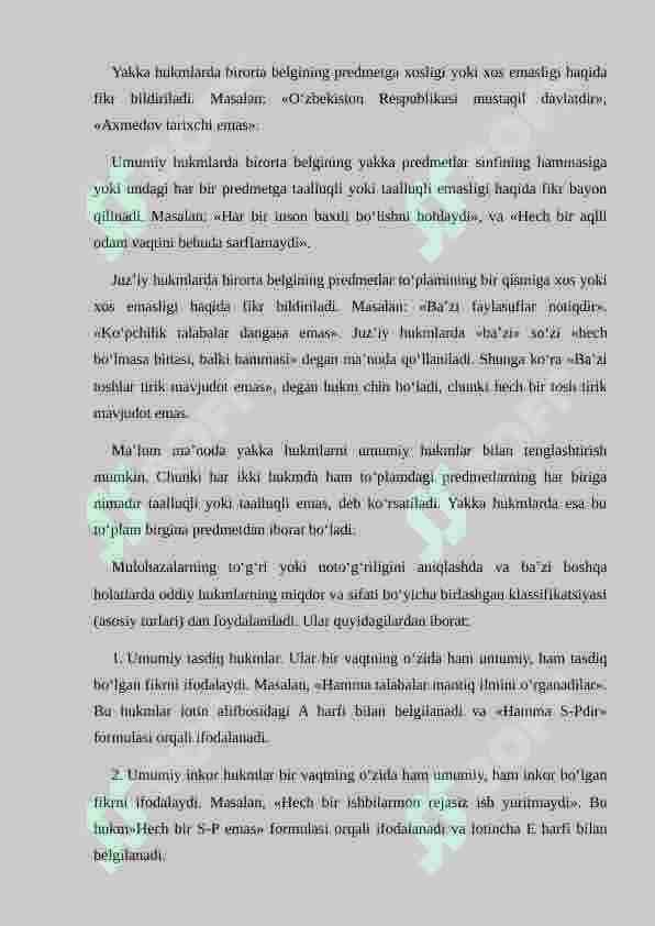 Hukm (mulohaza) 4