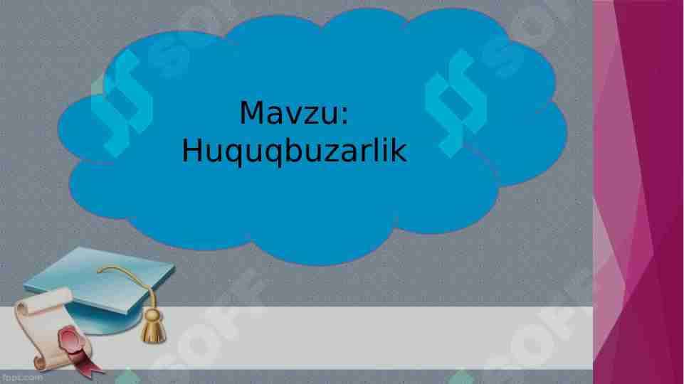 Huquqbuzarlik 1