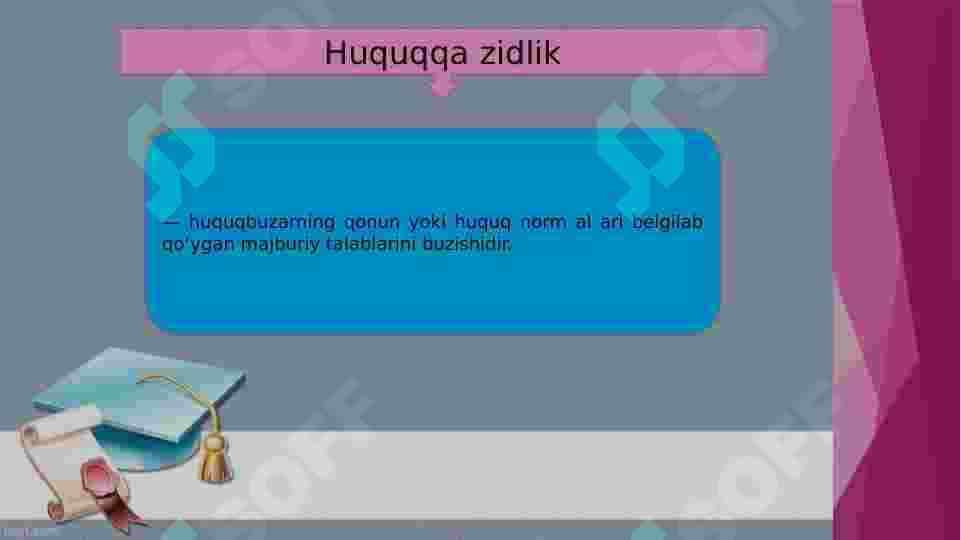 Huquqbuzarlik 6