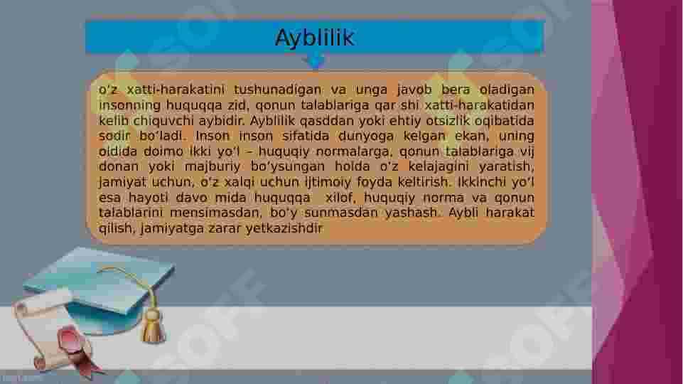 Huquqbuzarlik 8