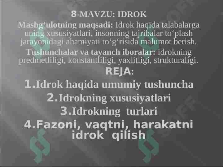 IDROK 1