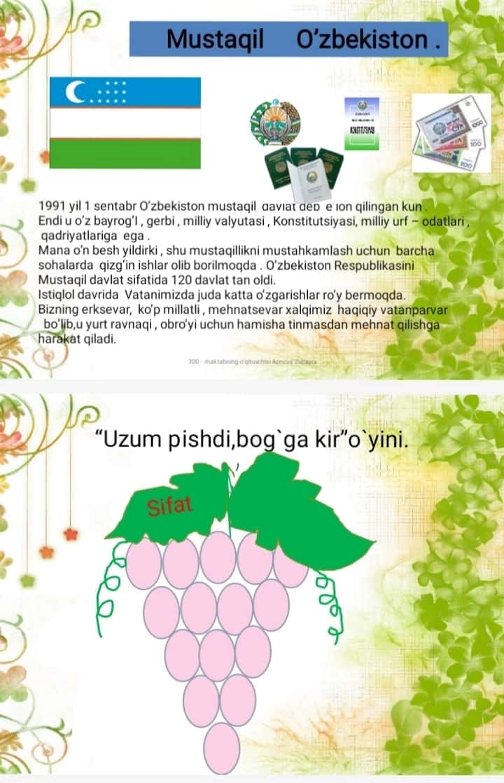 boshlang'ich sinflarga slayd innovatsion metod 1