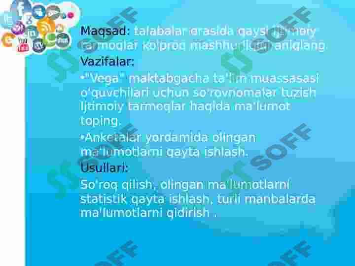 Ijtimoiy mediani baxolash 3