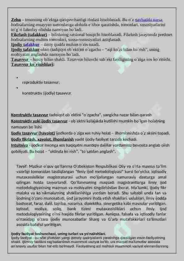 Ilmiy Ijod erkinligi 5