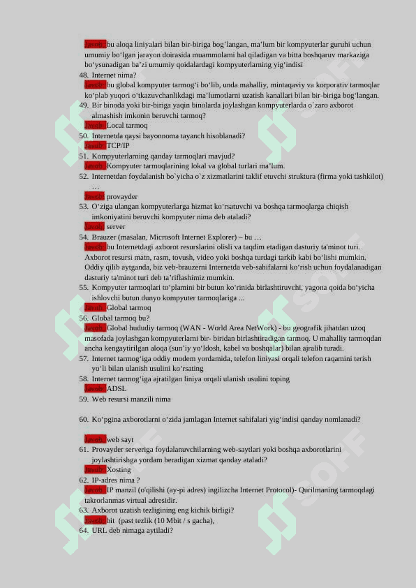 Informatika test 4