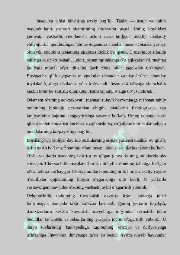 Inson va tabiat 2