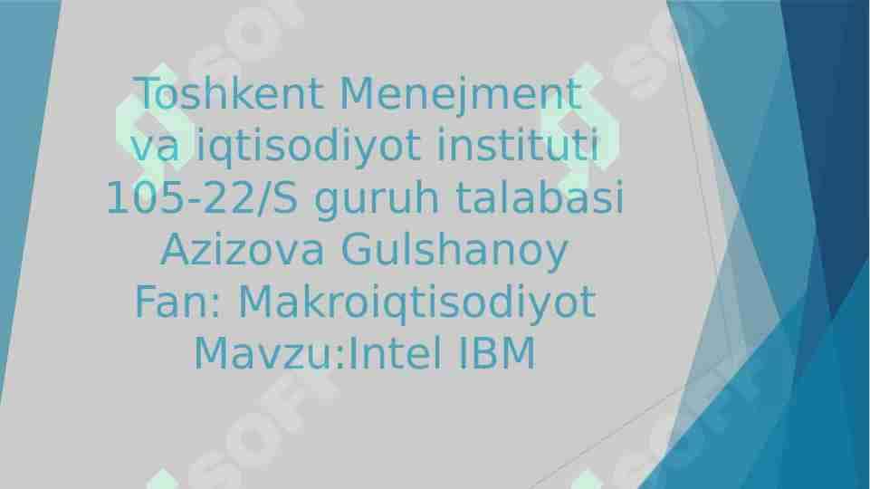 Intel IBM