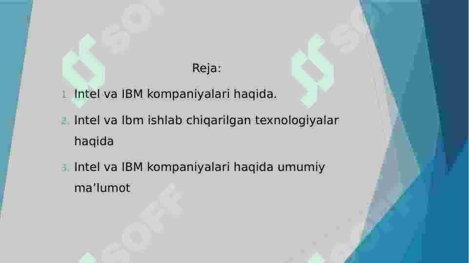Intel IBM 3