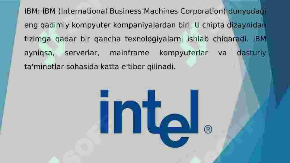 Intel IBM 5