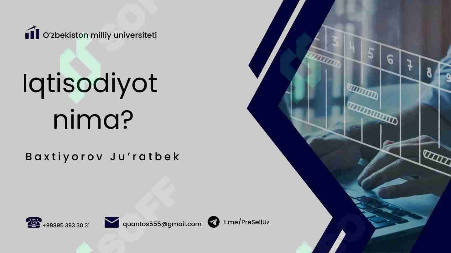 Iqtisodiyot