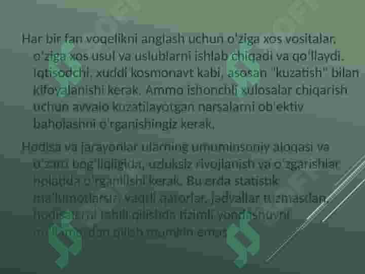 Iqtisodiy nazariya 8