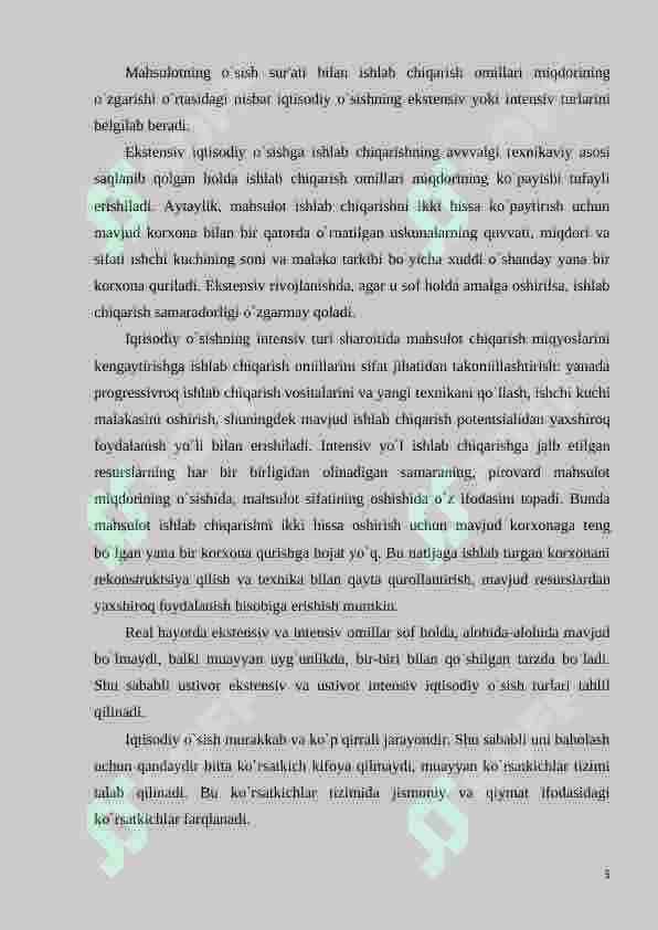 IQTISODIY O`SISH IJTIMOIY TARAQQIYOT OMILI SIFATIDA 5