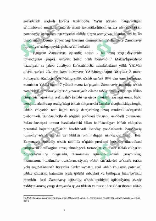 Zamonaviy iqtisodiy o‘sish modellari 6